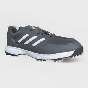 Adidas Tech Response 3.0 Mens Size 7.5 Spike Golf Shoes GV6889 Gray White New